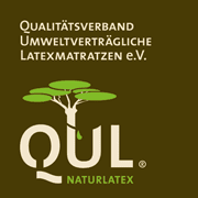 Logo Qualitätsverband umweltverträgliche Latexmatratzen e.V.